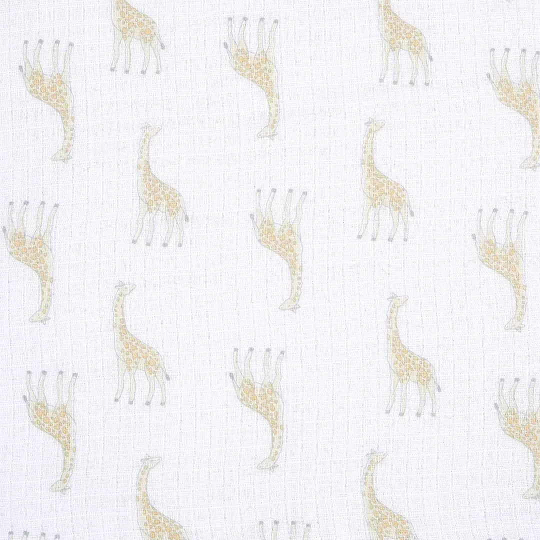 aden   anais Essentials Cotton Muslin Swaddle Blankets - Natural History - 4 Pack