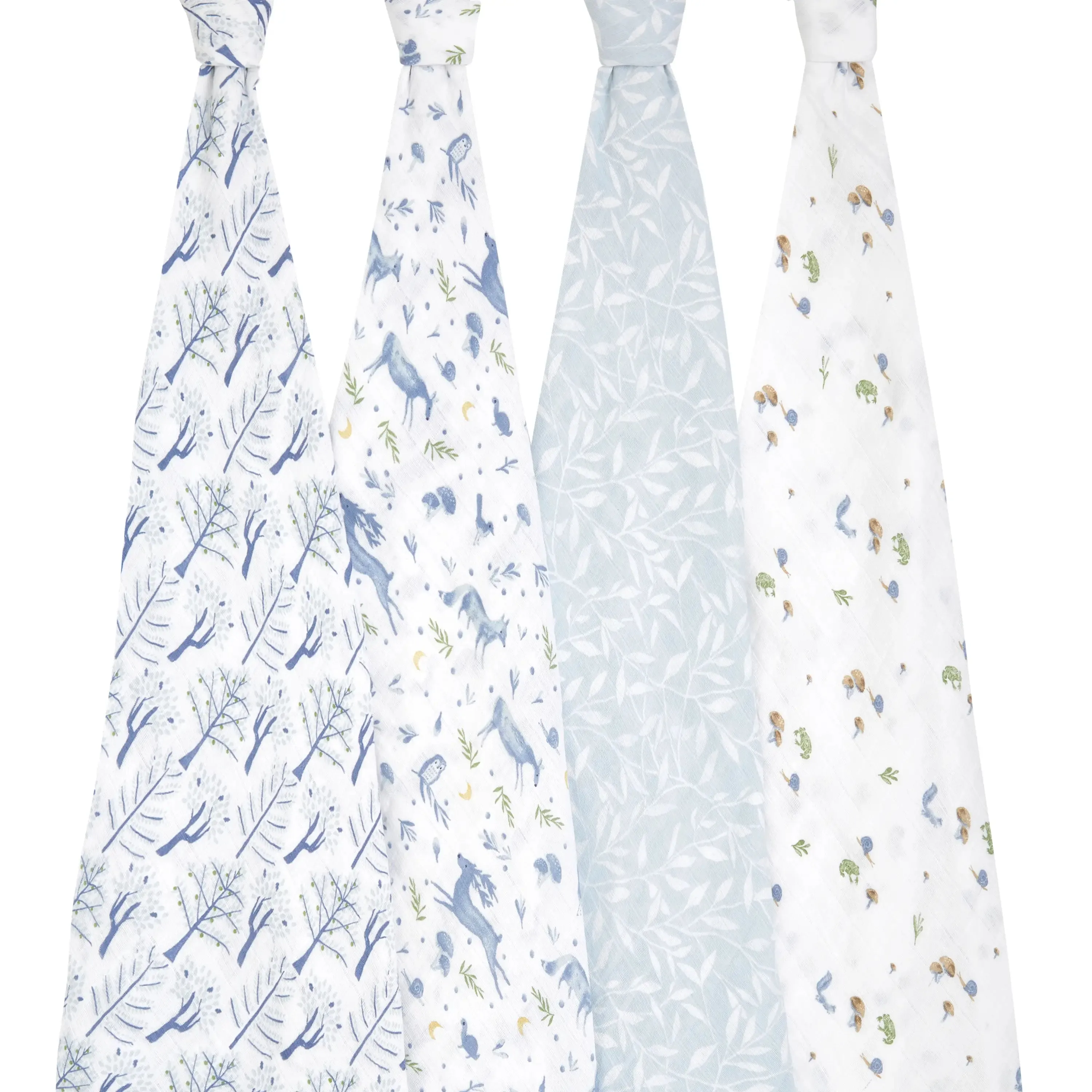 Aden   Anais - Premium Collection - Organic Cotton Muslin Swaddles -4pk