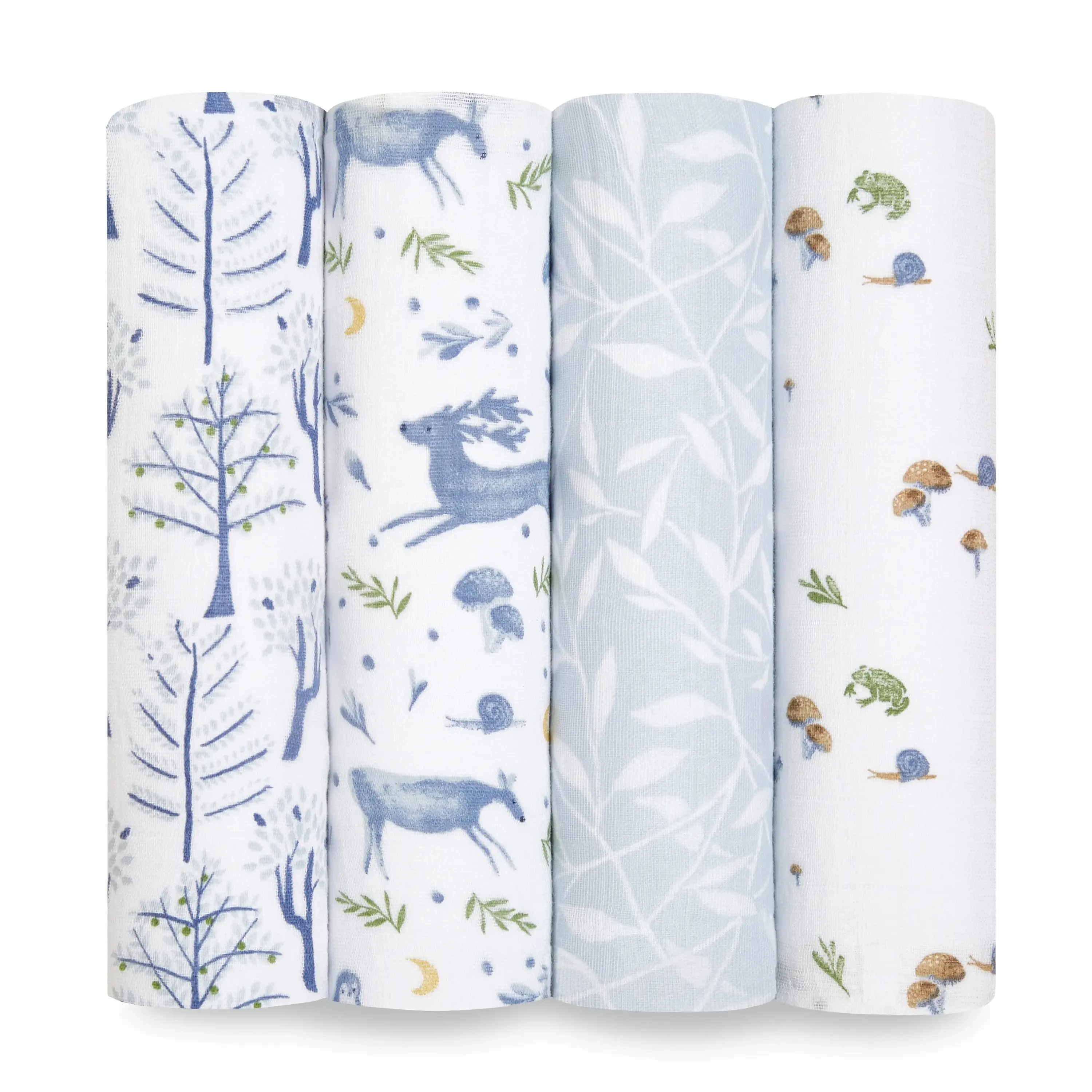 Aden   Anais - Premium Collection - Organic Cotton Muslin Swaddles -4pk