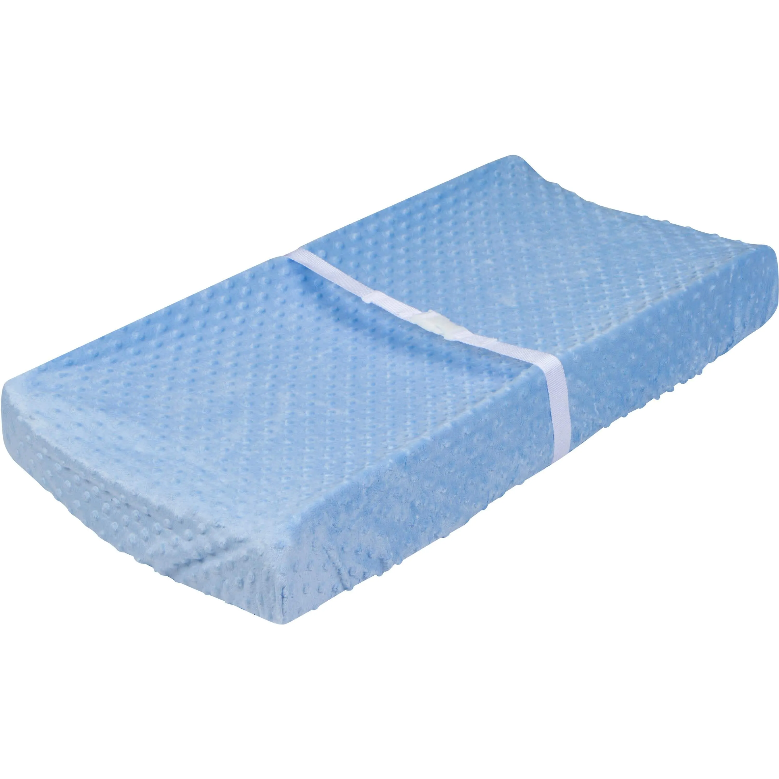 Baby Boys Blue Dotted Changing Pad Cover