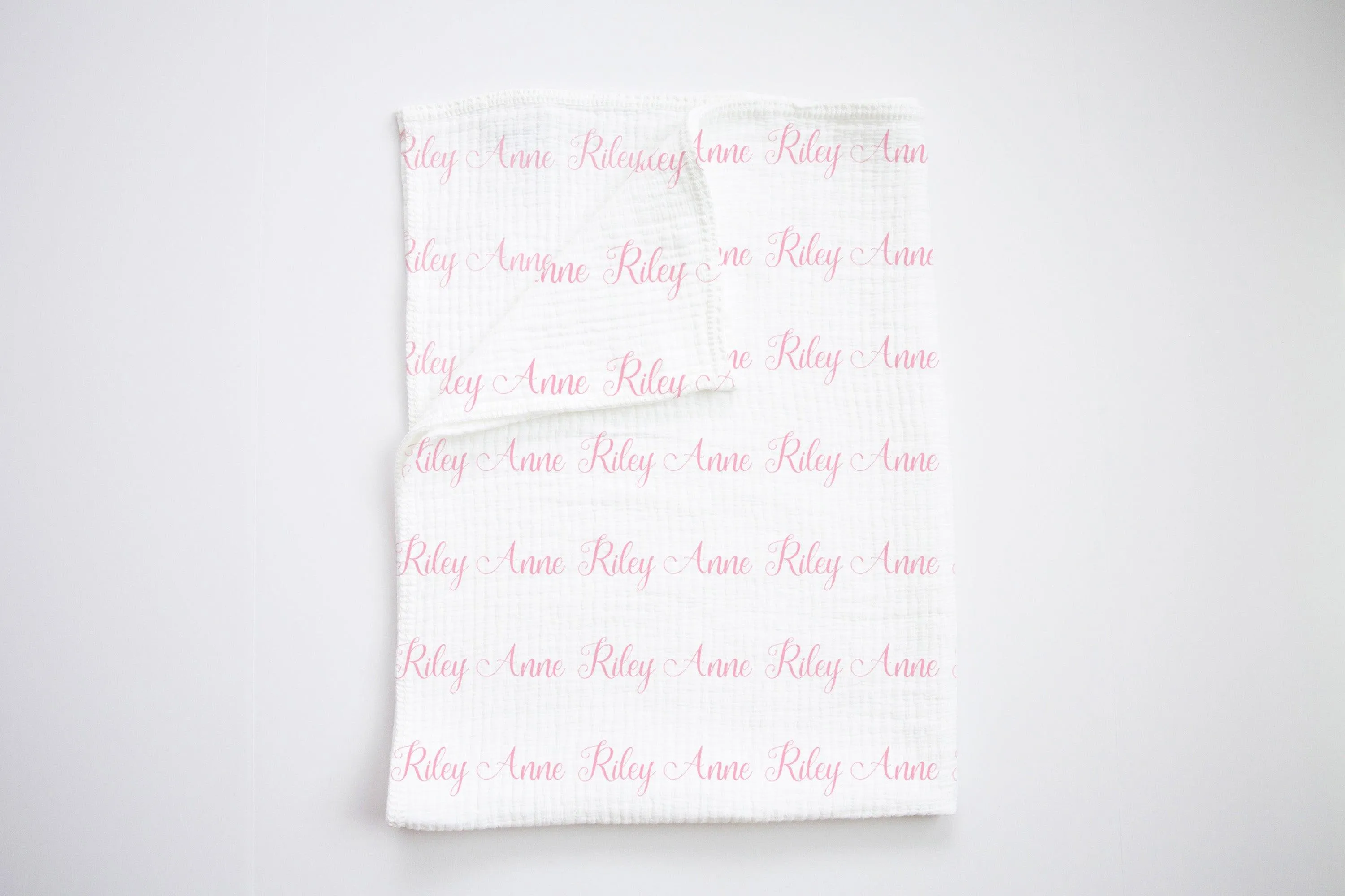 Basic Name Personalized Swaddle