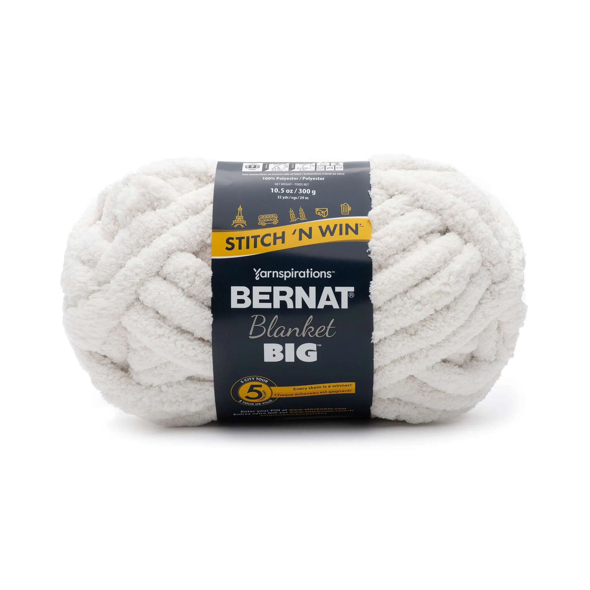 Bernat Blanket Big Yarn (300g/10.5oz) 1 - Discontinued Shades