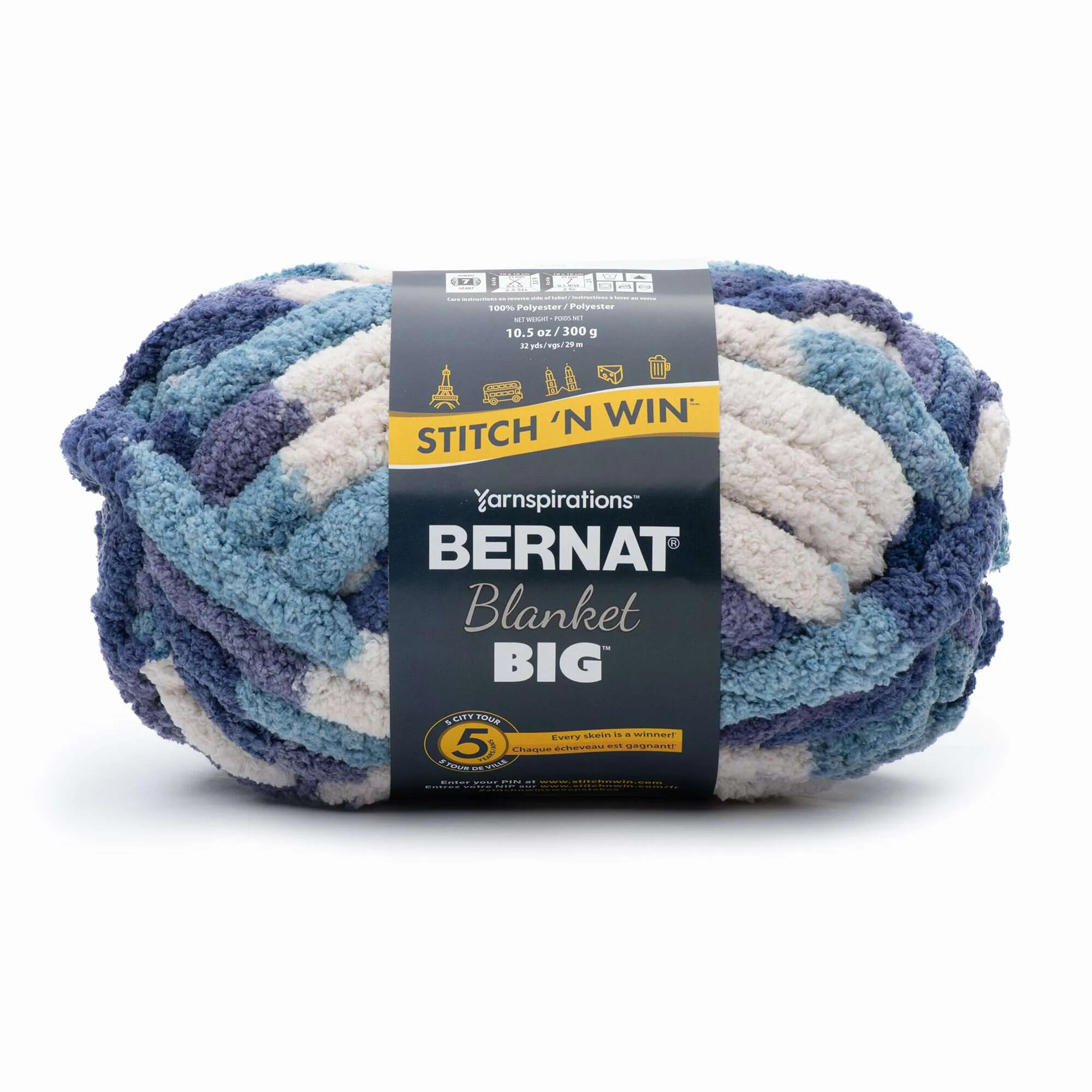 Bernat Blanket Big Yarn (300g/10.5oz) 1 - Discontinued Shades