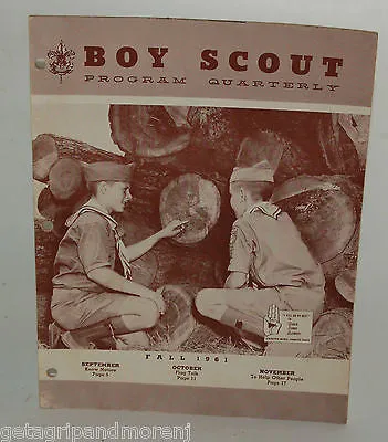 Boy Scouts of America Book 1943 Magazines Programs 1960-1961