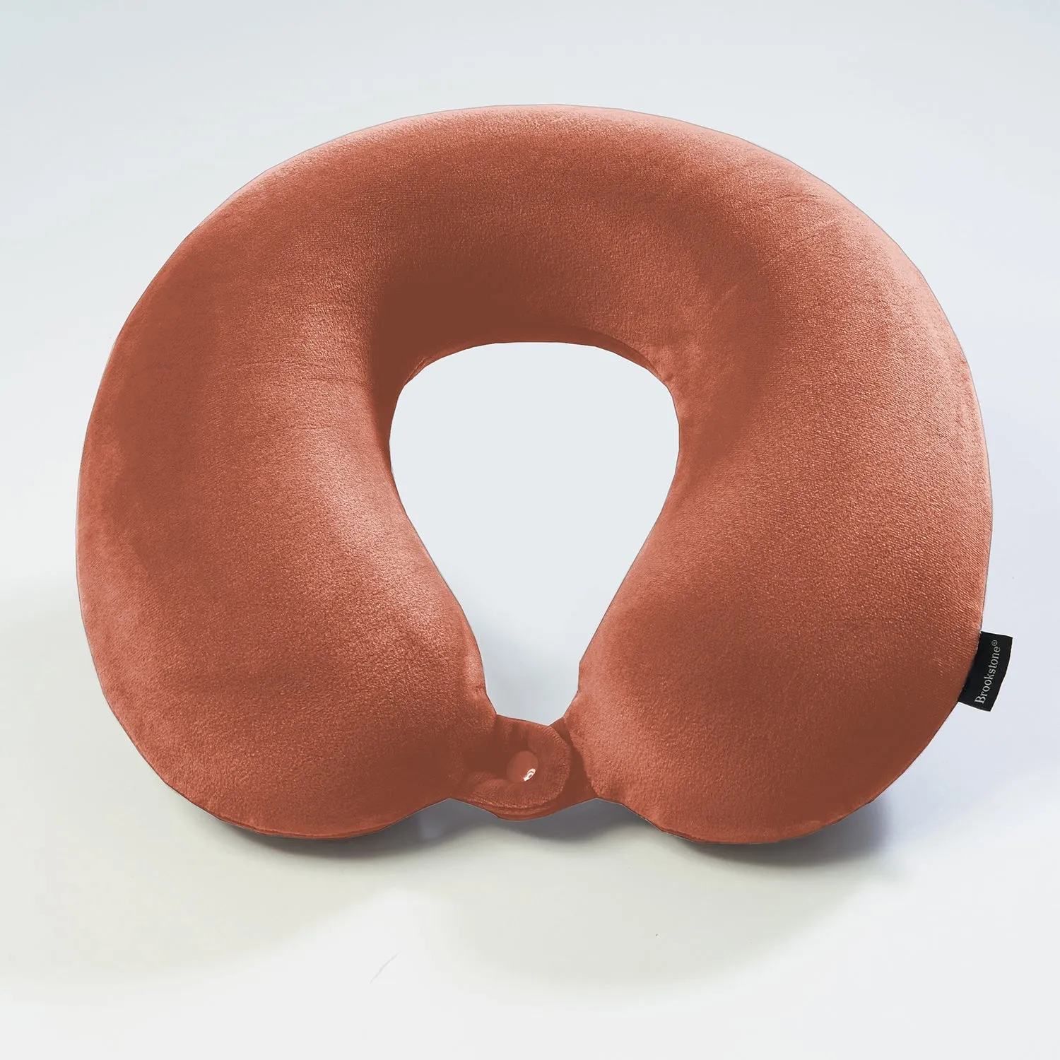 Brookstone Comfort Classic Memory Foam Travel Neck Pillow