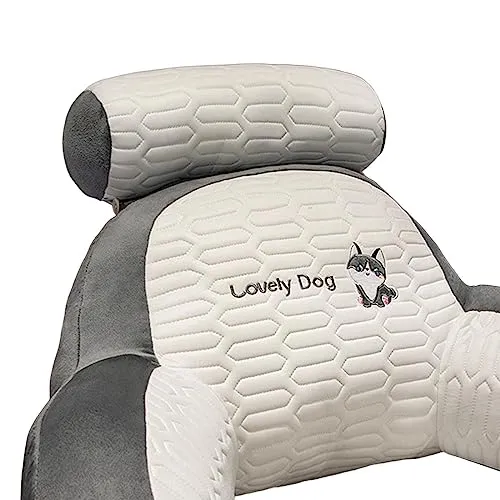 CALANDIS® Support Pillow Washable Cartoon Bed Back Cushion for Office Bedroom Dormitory Dog | 1 Plush Pillow