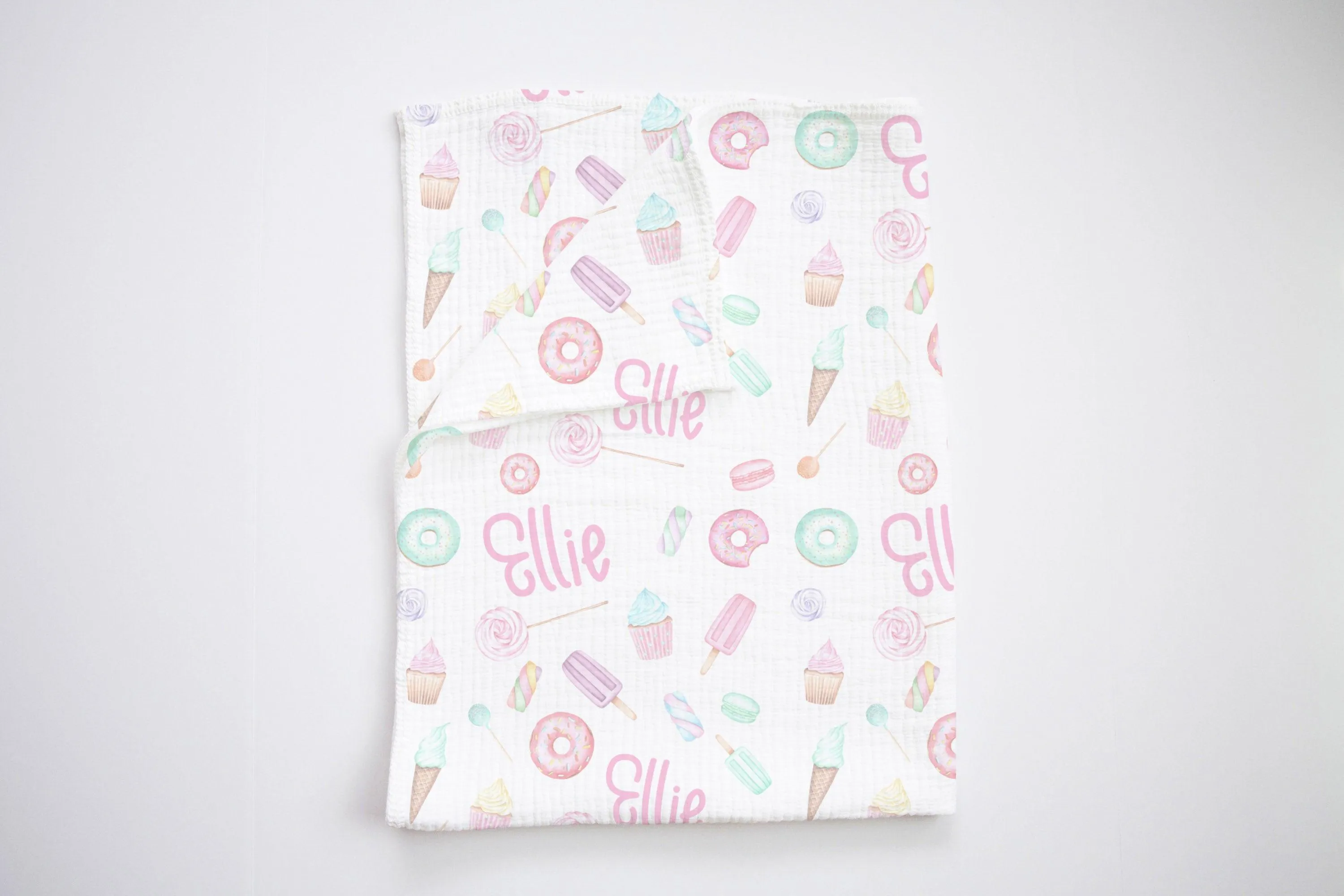 Candy Land Personalized Swaddle