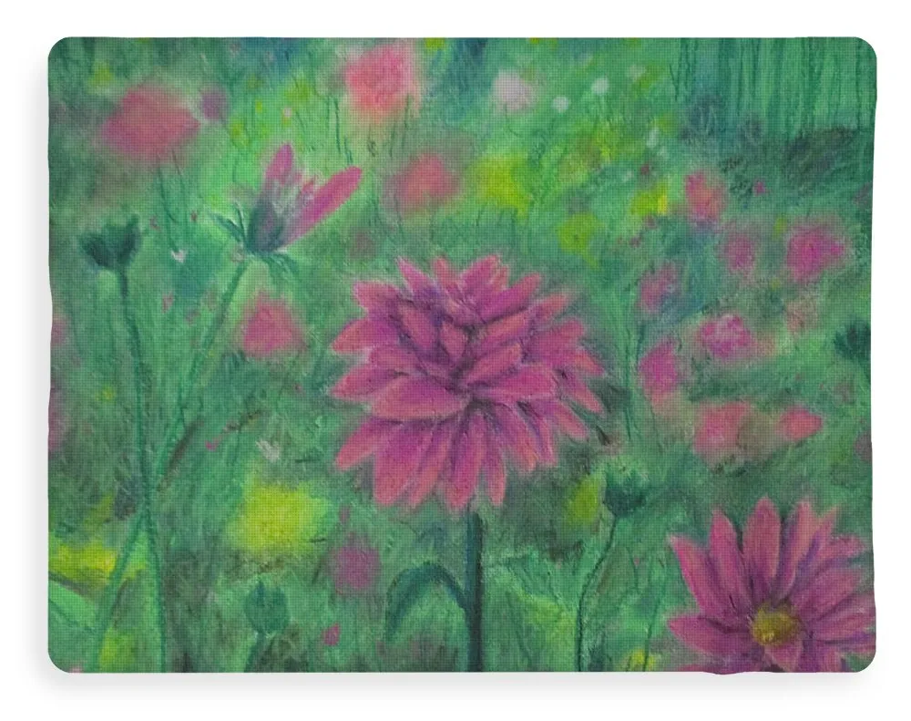 Dreaming of Dahlias ~ Blanket