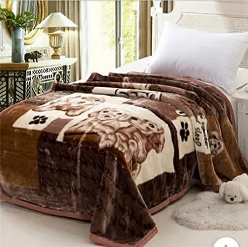 ELSTONE HOME Silky Soft Floral Double Bed Embossed Double PlSilky Mink Blanket for Winters - Embossed Design That Will Enhance Your Room with Vibrant Attractive - Multicolor, lightweight