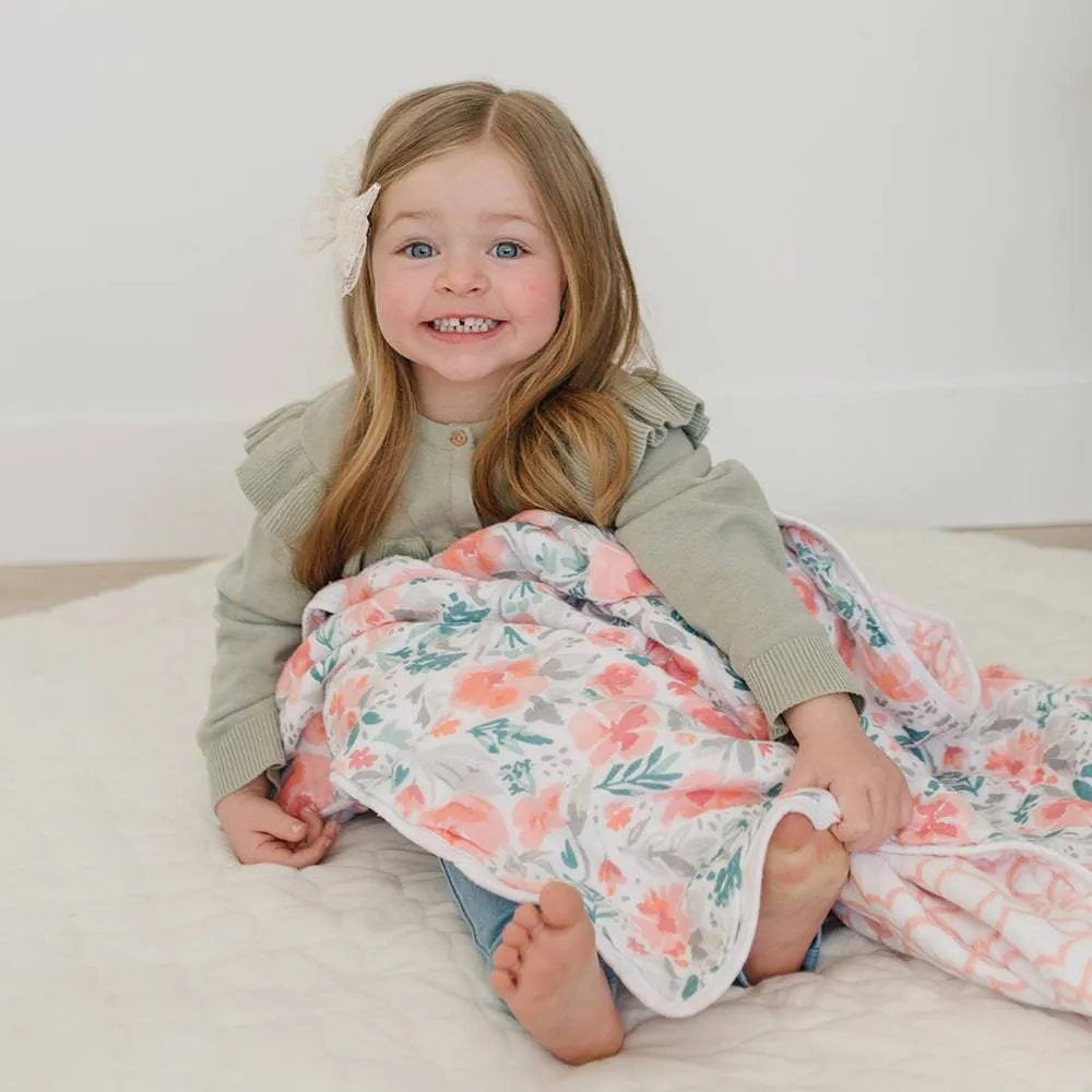 Floret   Trellis Premium Cotton Snuggle Blanket