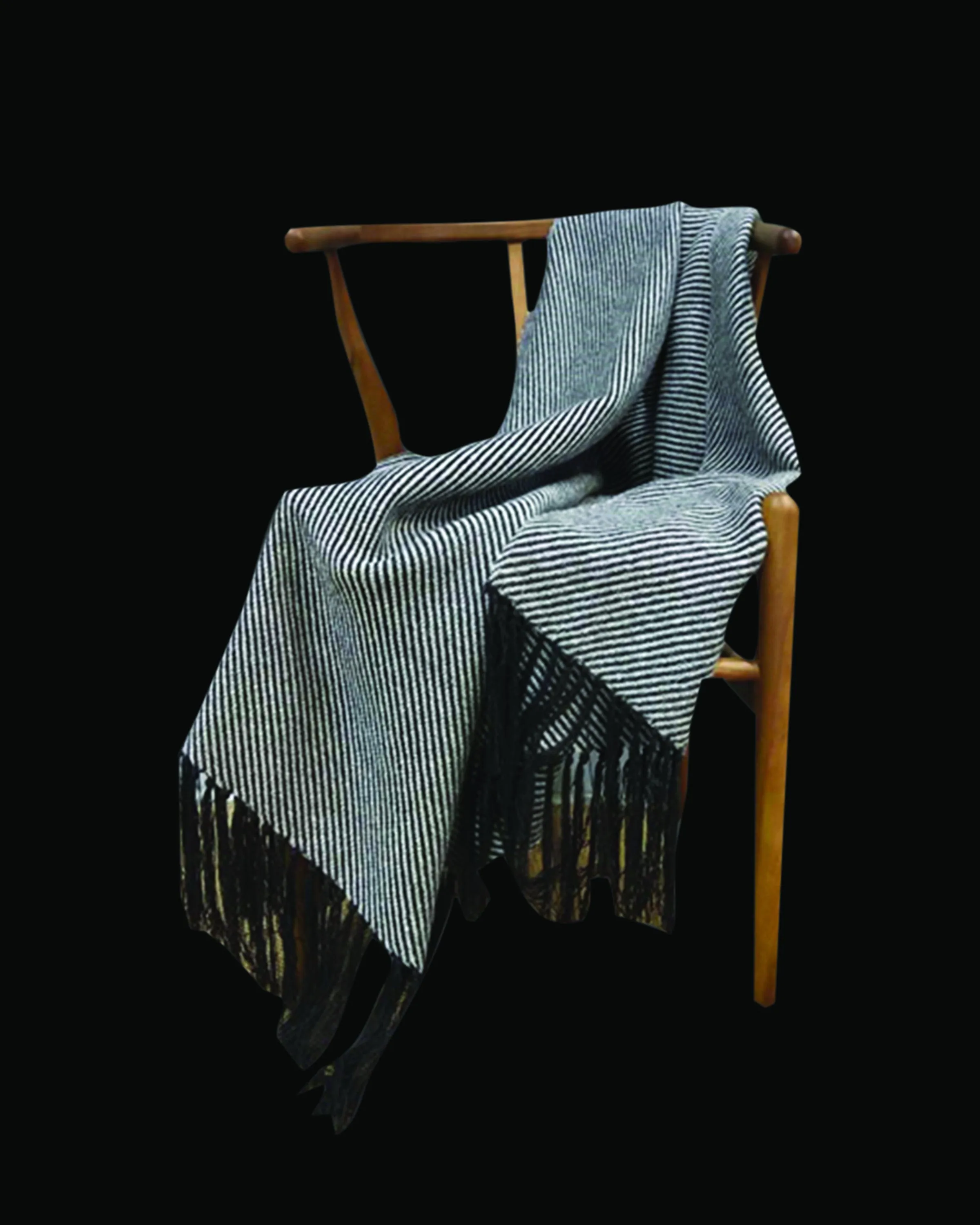 Florian Best Black & Grey Throws & Blankets