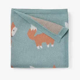 Fox Knit Baby Blanket