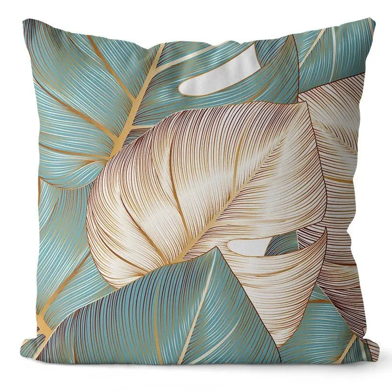 Ginkgo Print Cushion Cover for Sofa