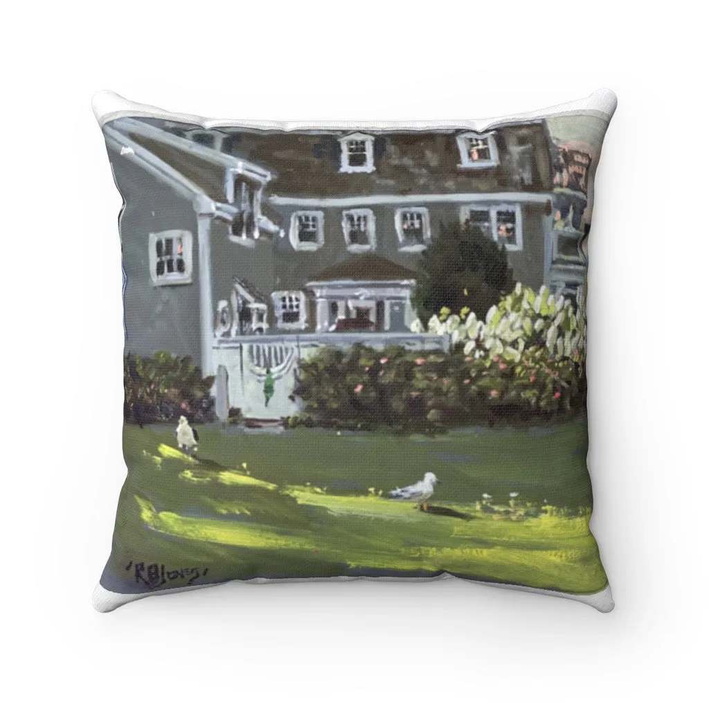 Hale Park Newburyport Spun Polyester Square Pillow