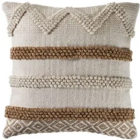 Homestead 07451BEW Beige/White Pillow