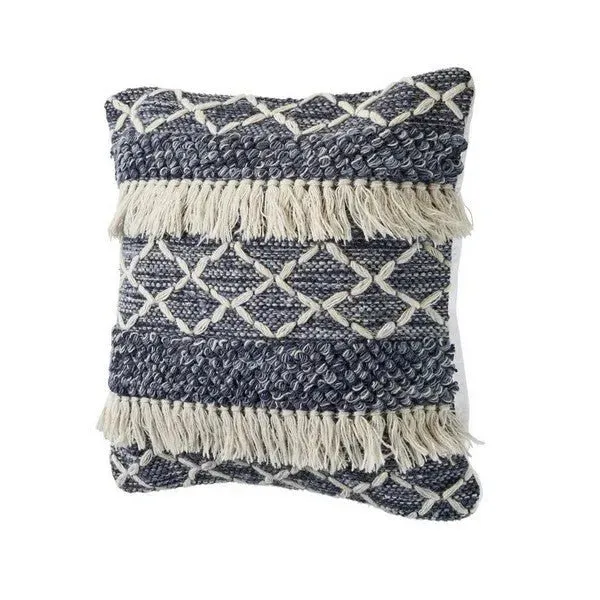 Homestead 07457NVI Navy/Ivory Pillow