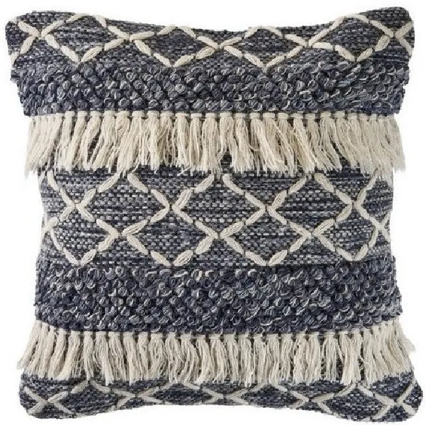 Homestead 07457NVI Navy/Ivory Pillow