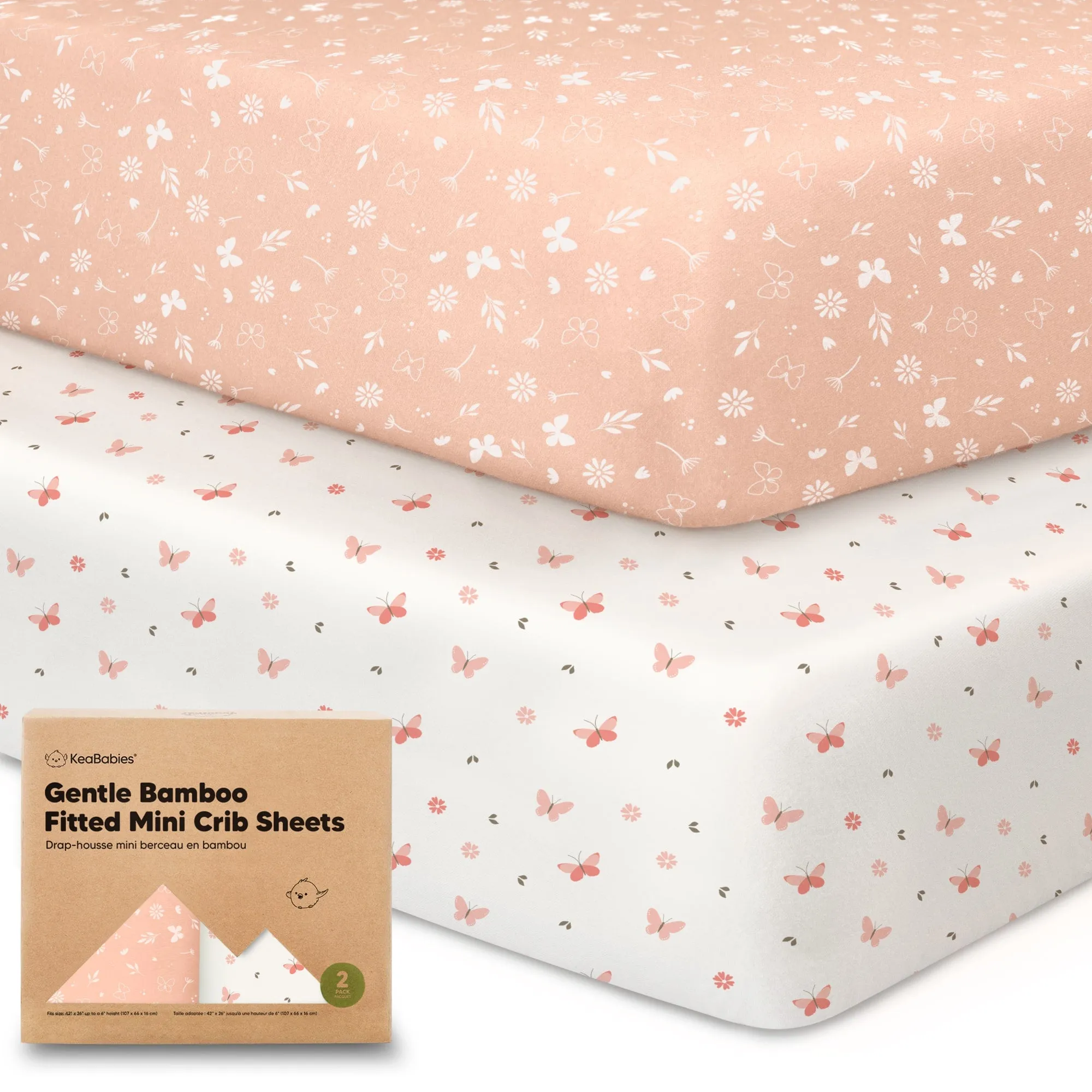 Isla Fitted Mini Crib Sheets