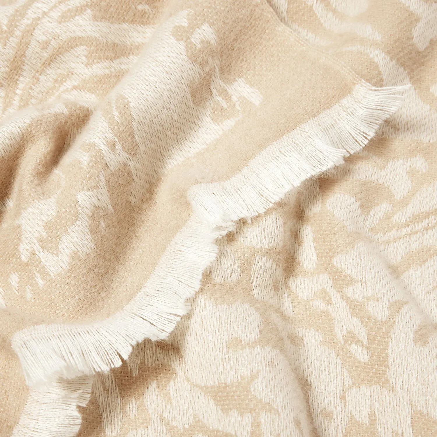 Katie Loxton 190cm Soft Tan Animal Printed Blanket Scarf