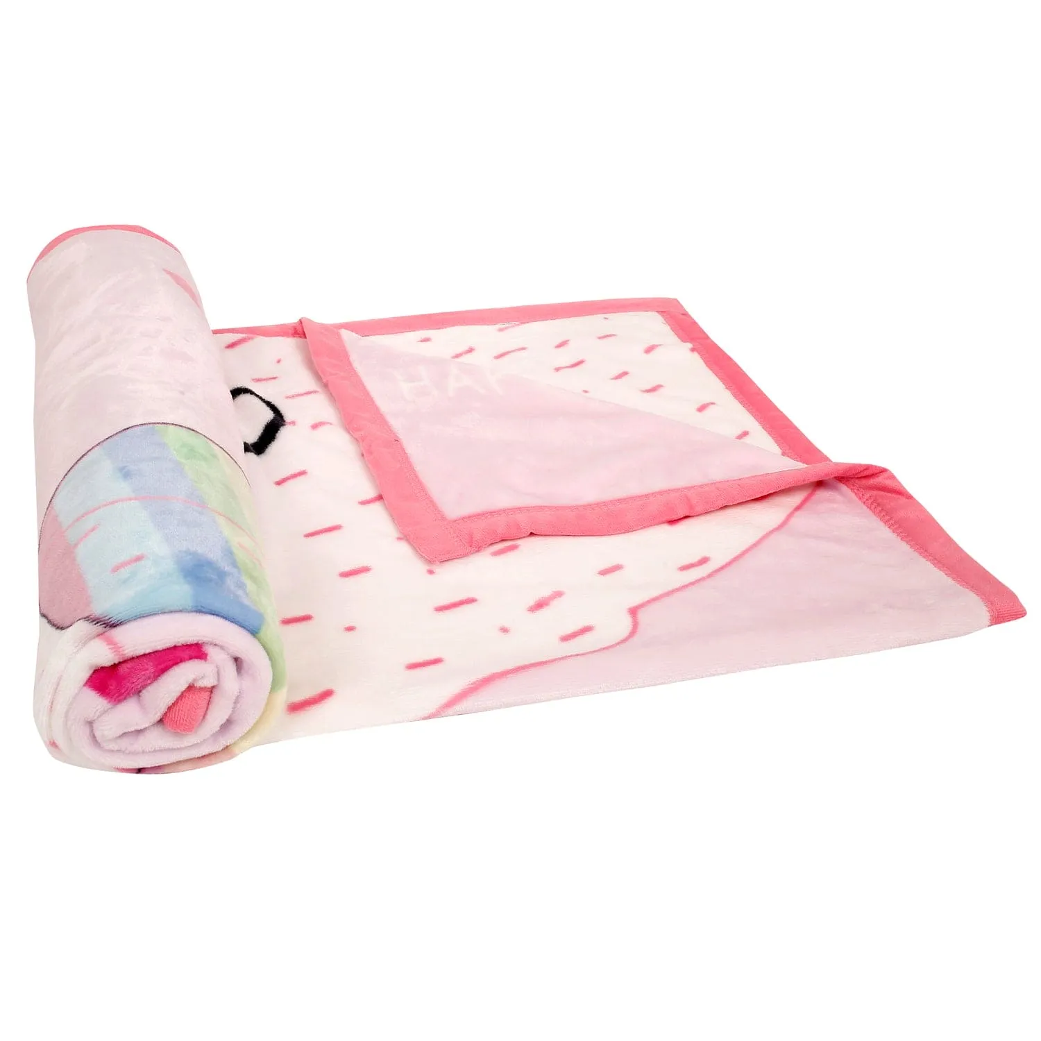 Keep Being Amazing Pink Two-Ply Blanket