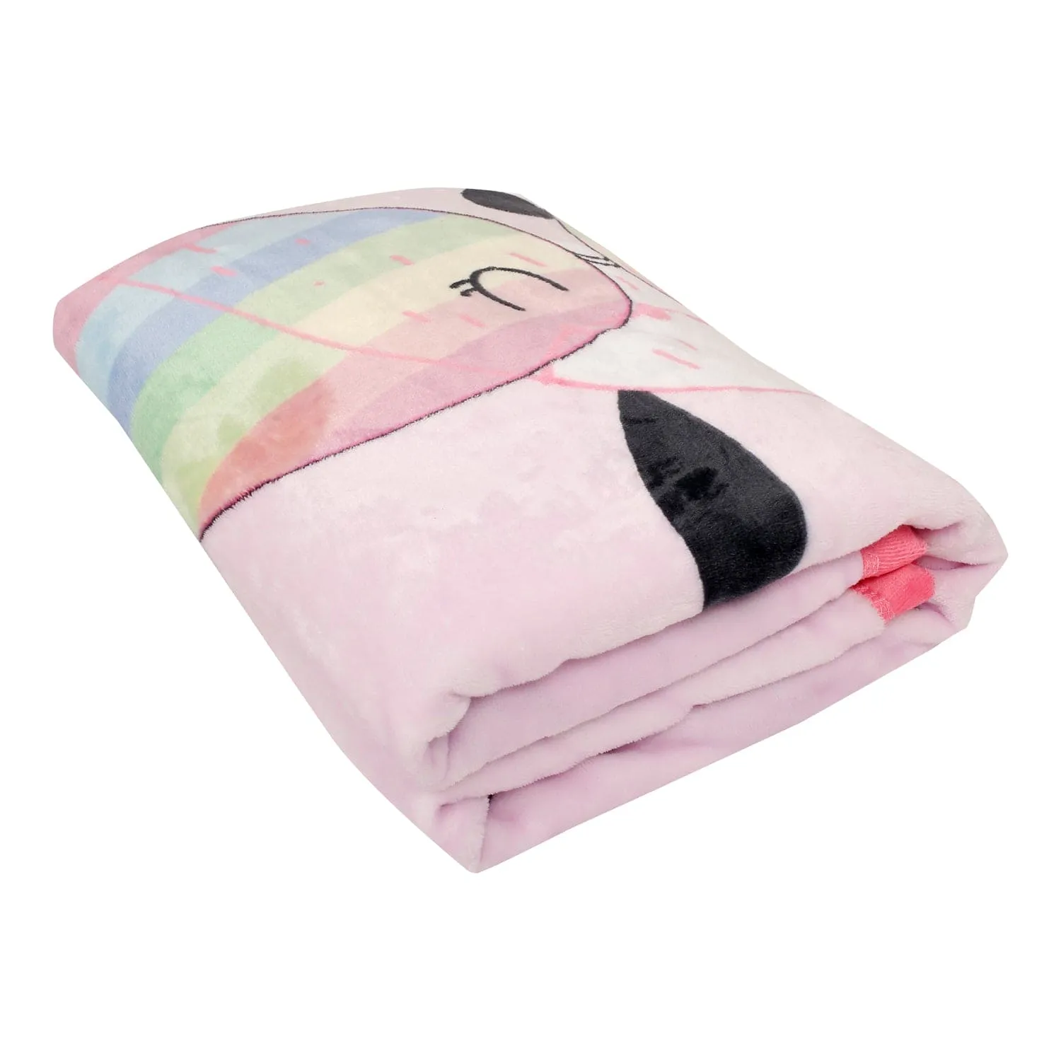 Keep Being Amazing Pink Two-Ply Blanket