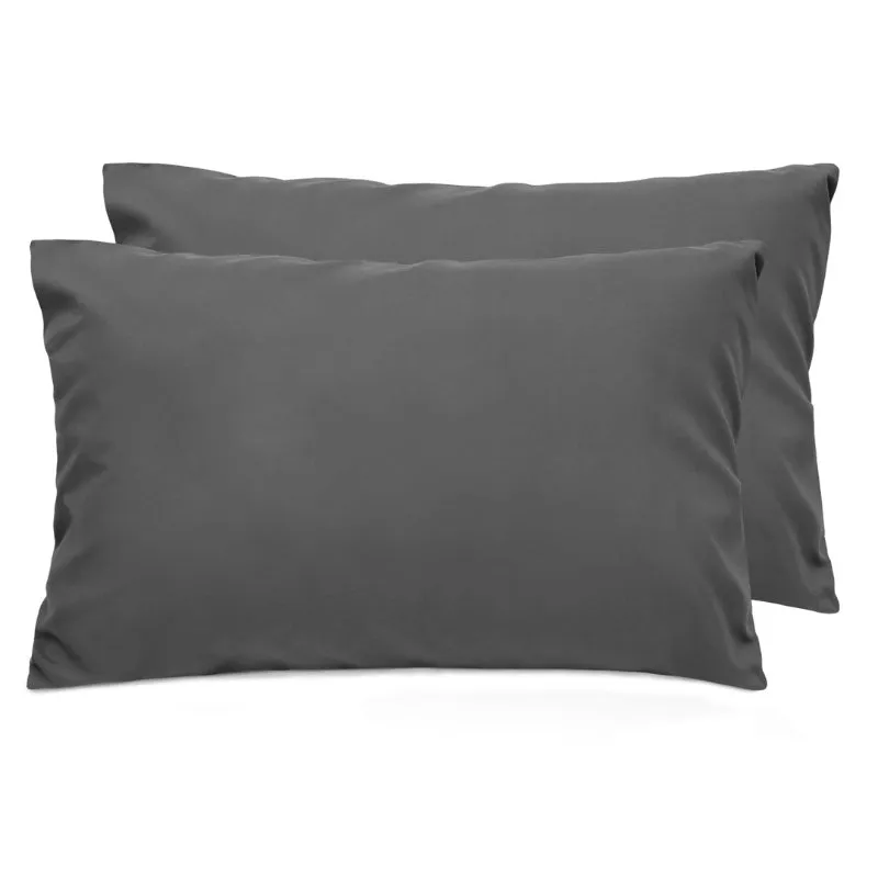 Linenova Microfibre Standard Pillowcase 2 Pack