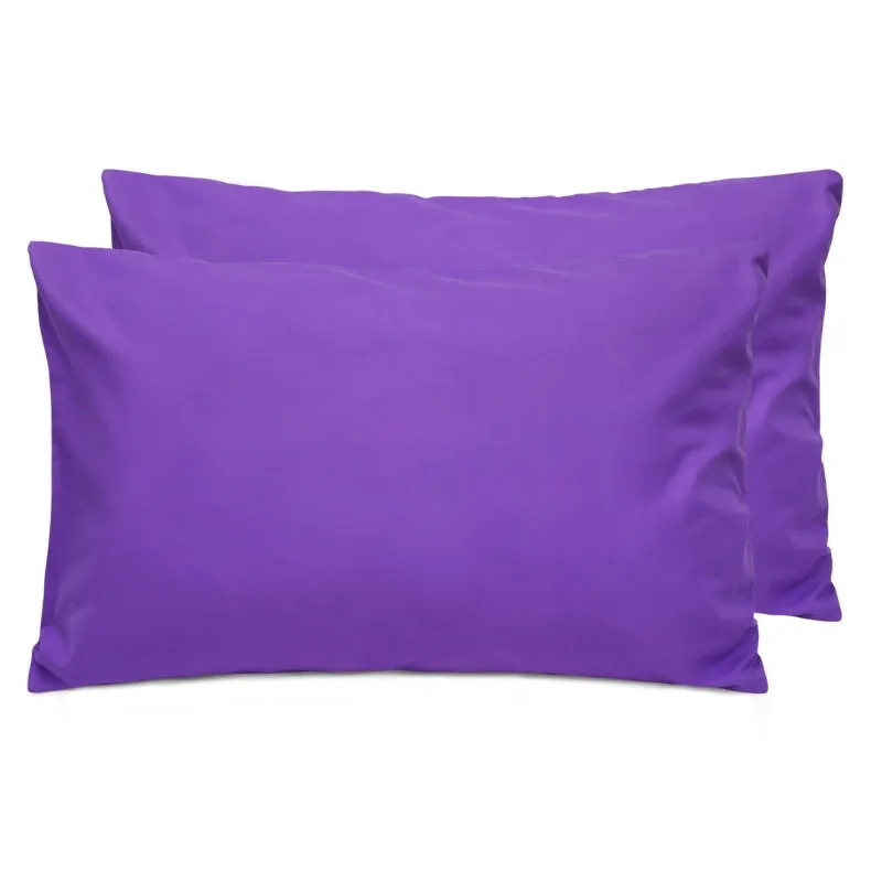 Linenova Microfibre Standard Pillowcase 2 Pack