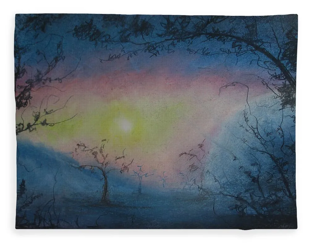 Lunar Gazing  - Blanket