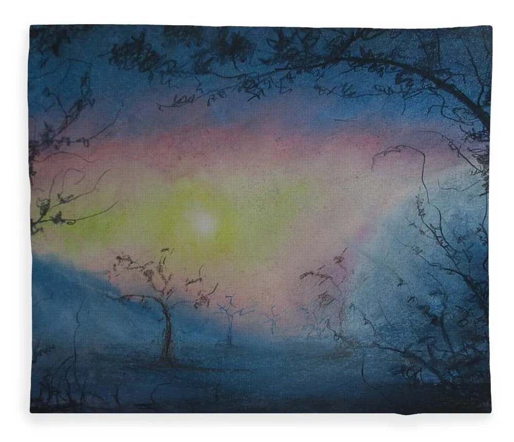 Lunar Gazing  - Blanket