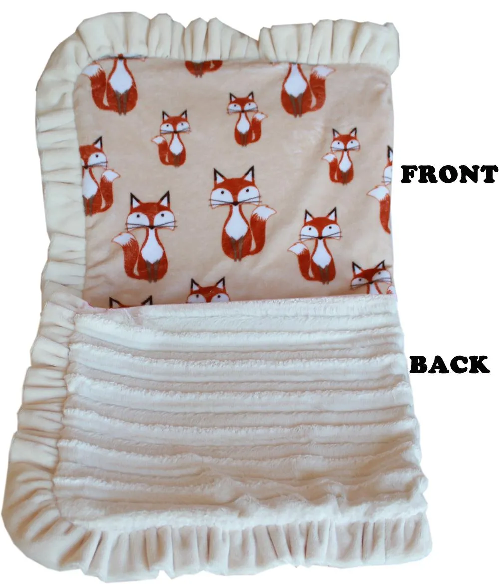 Luxurious Plush Pet Blanket Foxy 1-2 Size