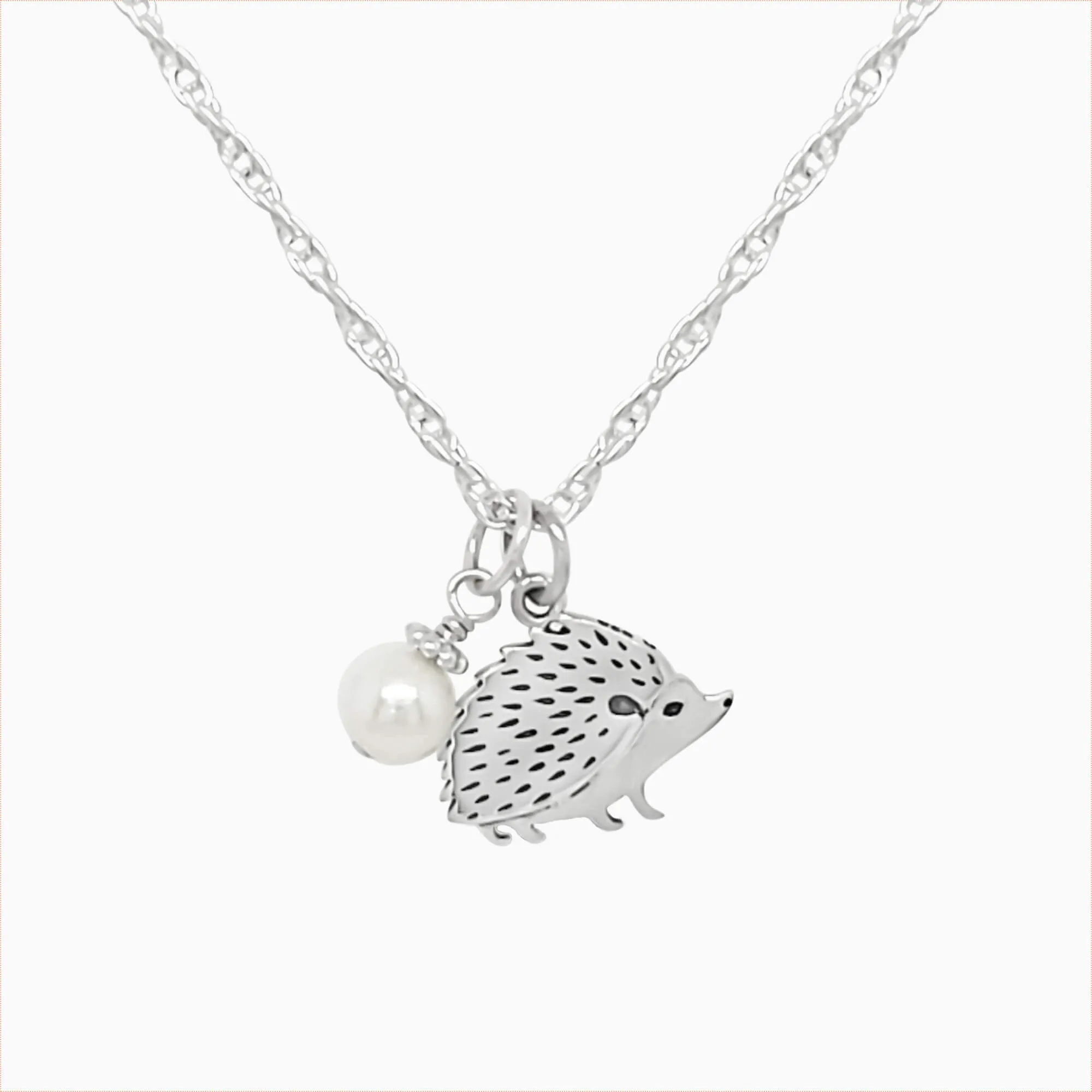 Mama Hedgehog Necklace