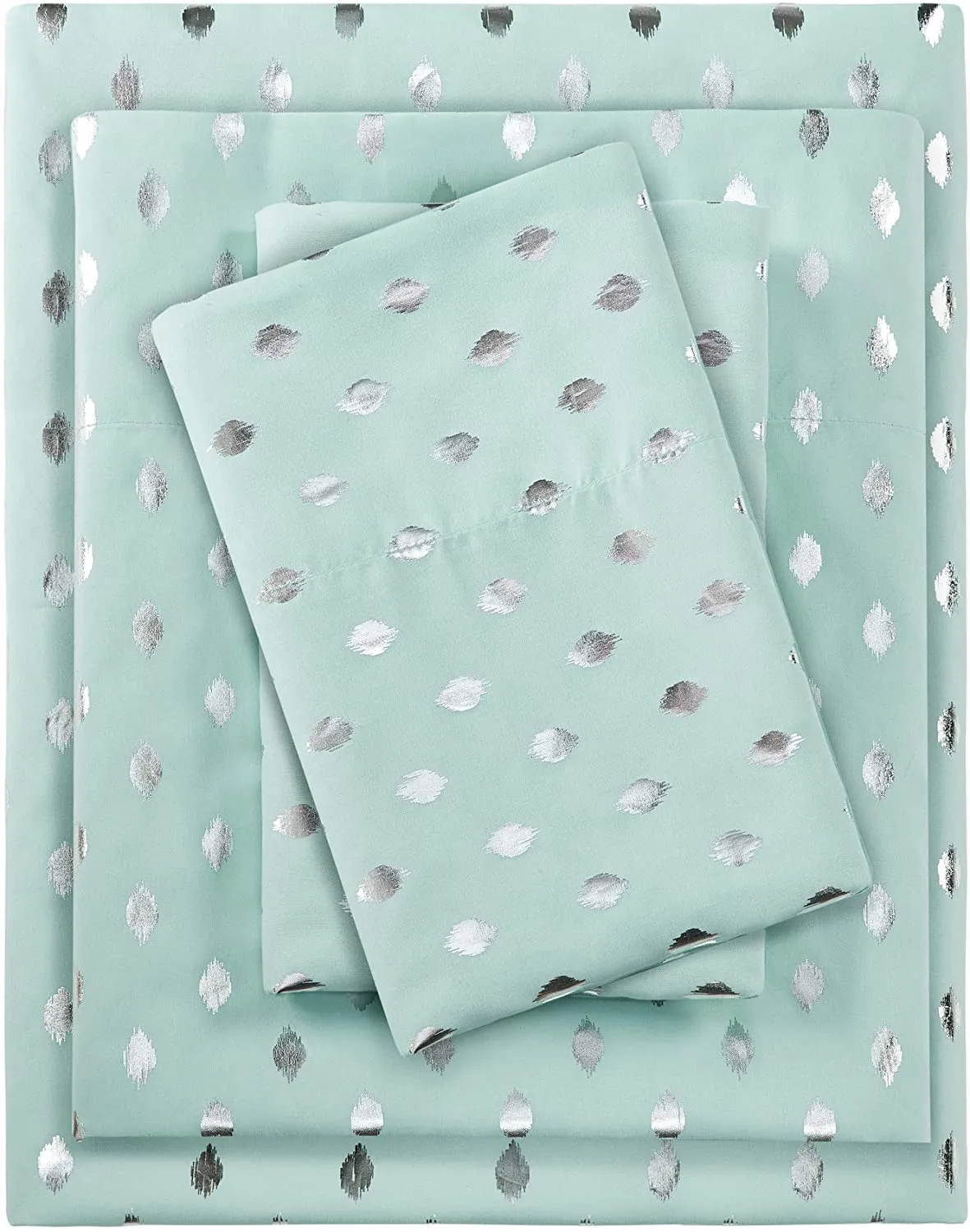 Metallic Aqua Sheet Sets