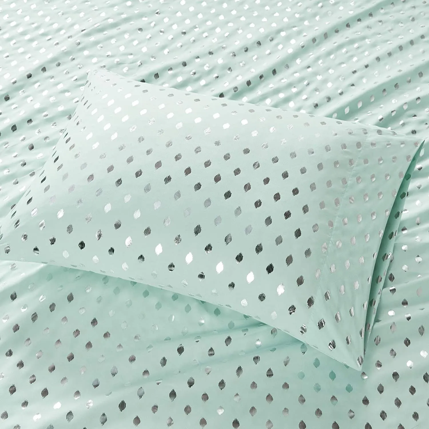 Metallic Aqua Sheet Sets