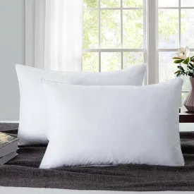 Microfiber Extra Soft White Pillows | Pillows for Sleeping White - Set of 2 (Size - 16x24 Inches Or 40x60 cm) Pack of 2 | White Microfiber A-08