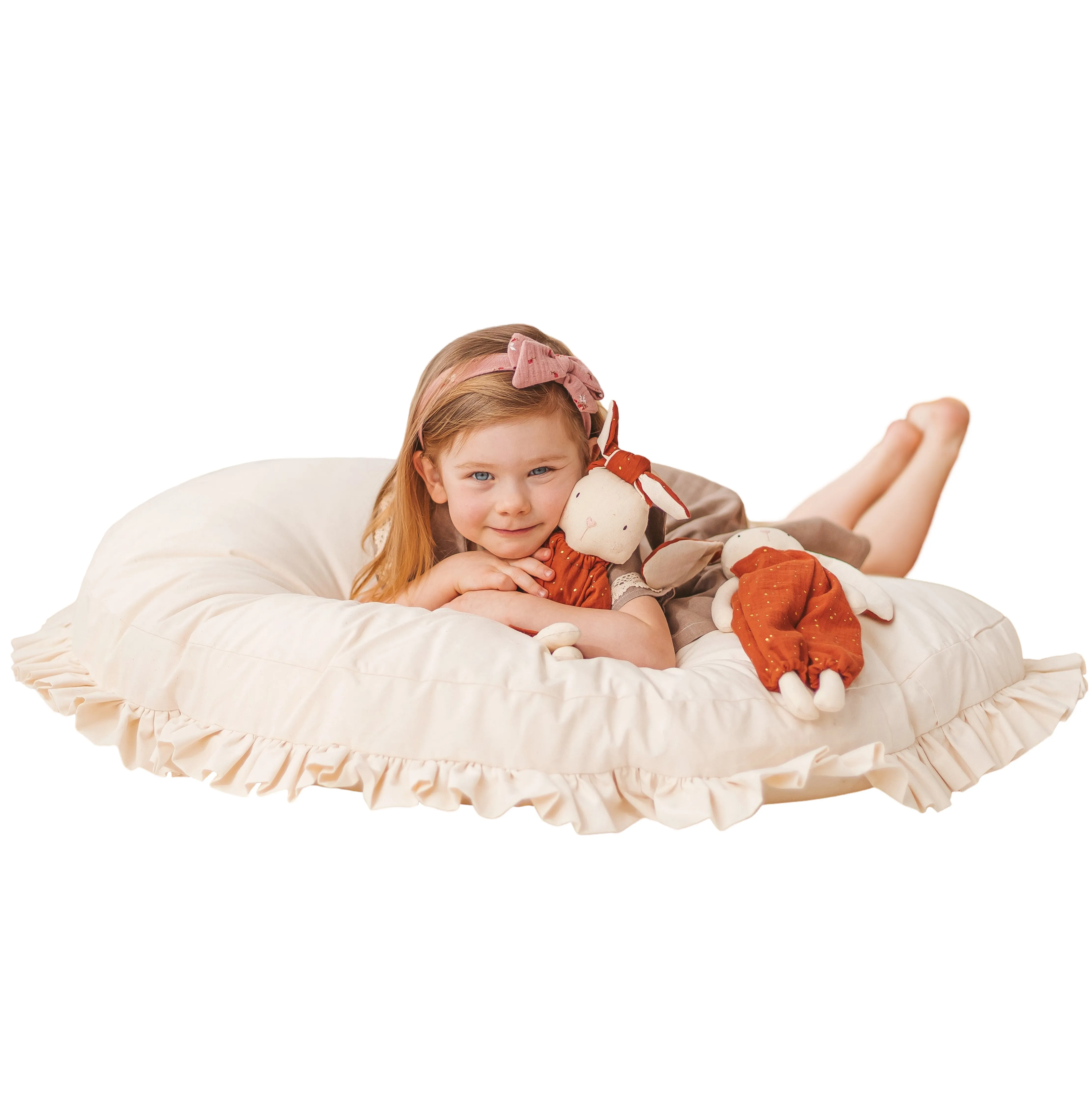 Minicamp Large Floor Cushion With Ruffles