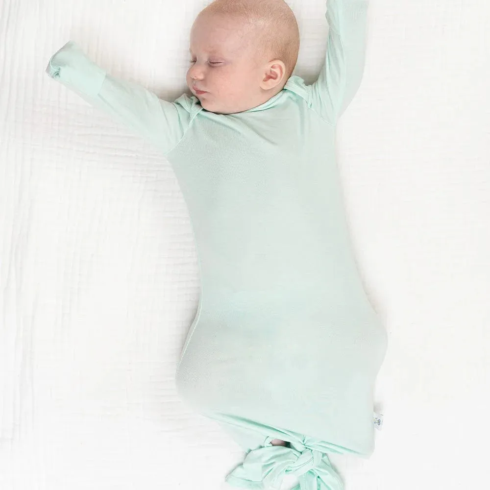 Mint Knotted Gown 3-6 months