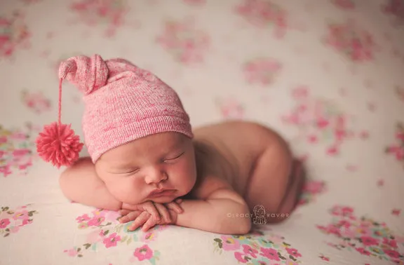 Muslin Swaddle Blanket - Pink Flowers