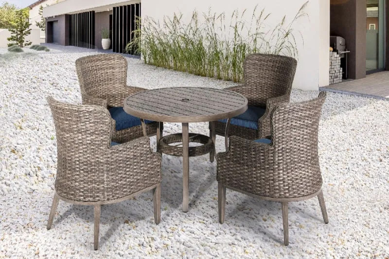 Patio Time Tenaya 5-Piece Wicker Dining Set