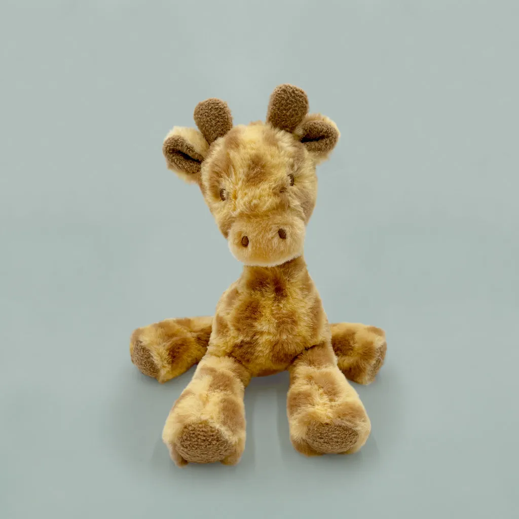 Personalised Three Little Giraffes Luxury New Baby Hamper - Blue