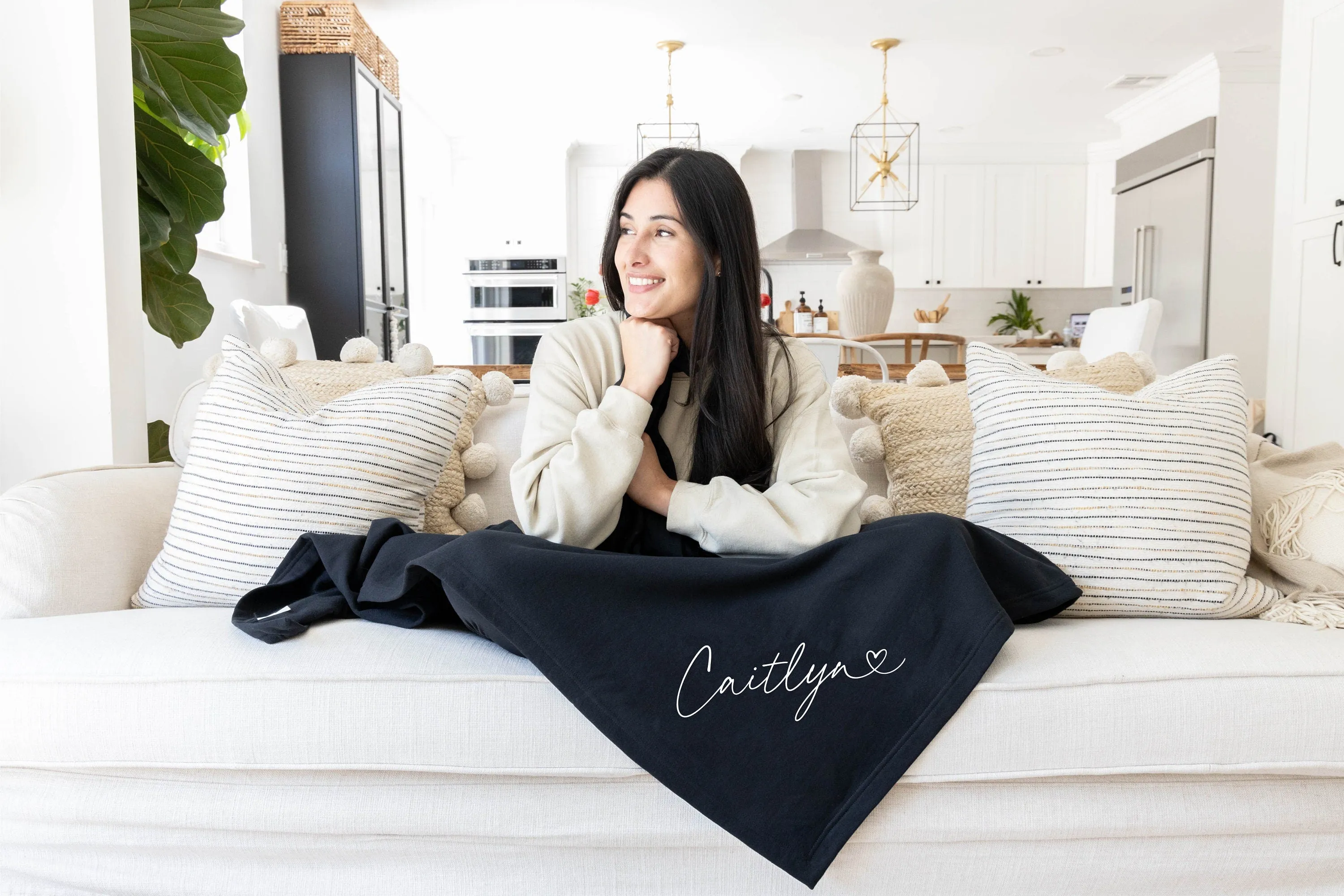 Personalized Blanket for Adults | Custom Throw Blankets with Name