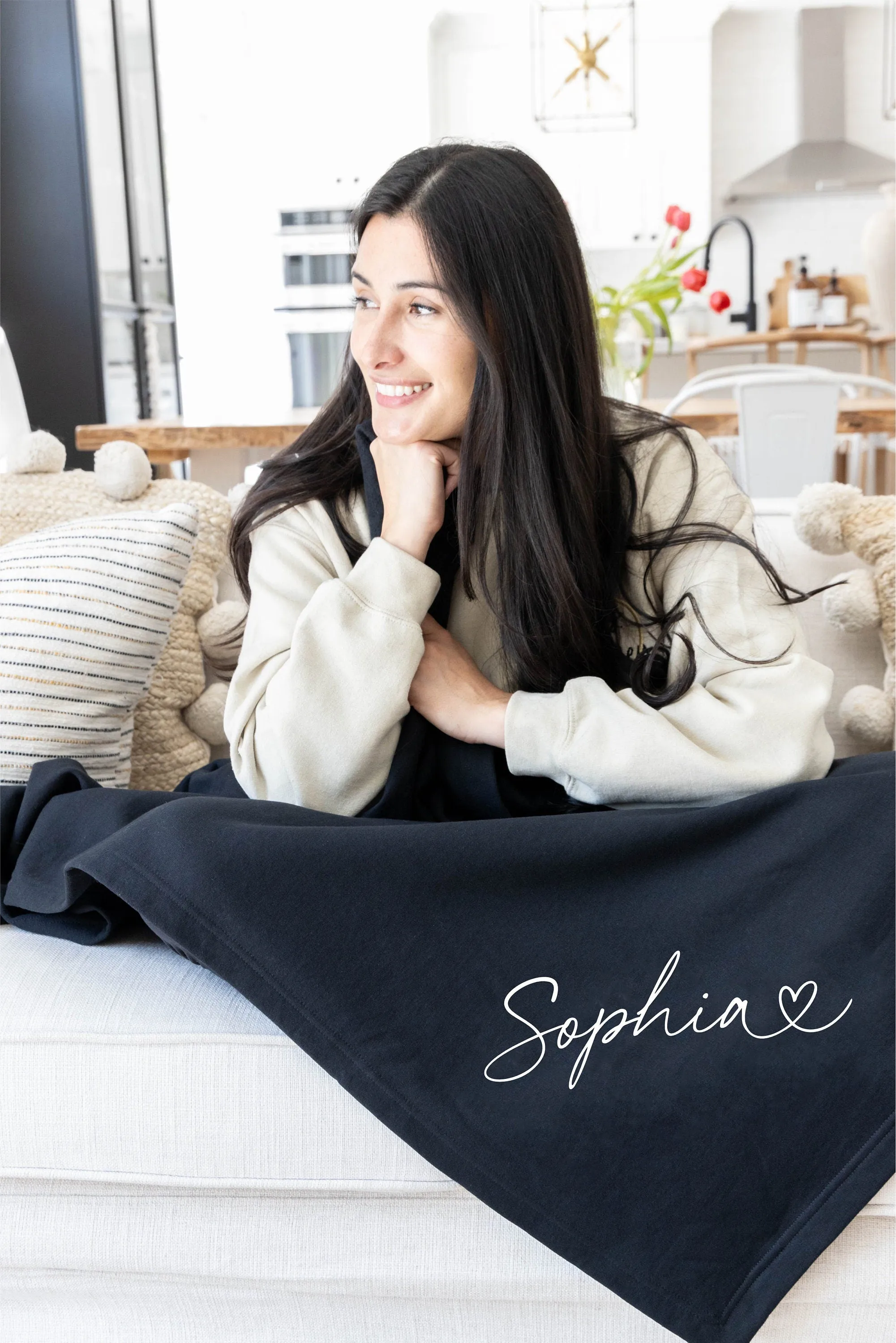 Personalized Blanket for Adults | Custom Throw Blankets with Name