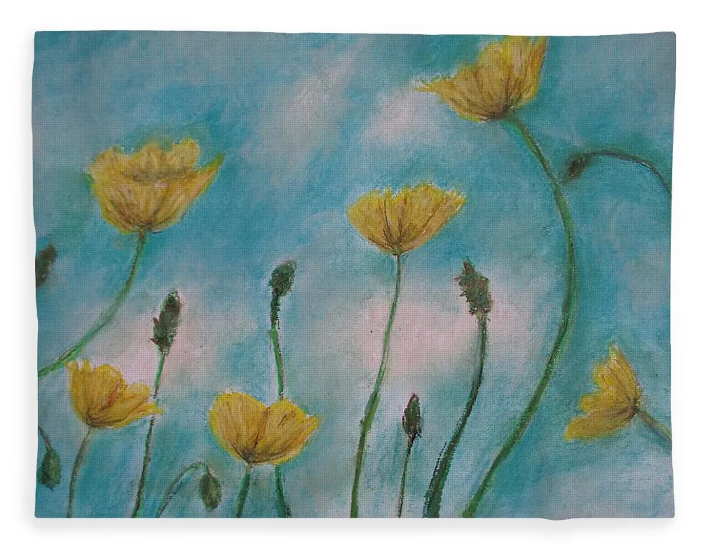 Petals of Yellows - Blanket