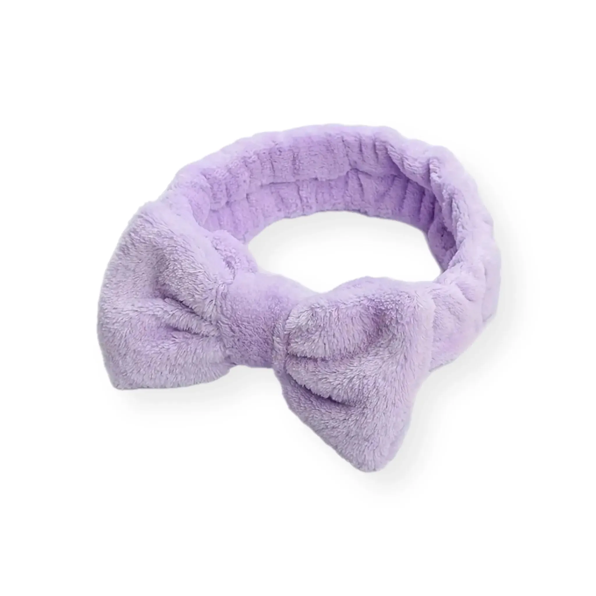 Plush Spa Headband Lilac