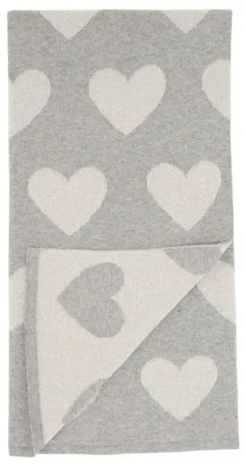 Plushlines UK961 Silver Grey Throw Blanket