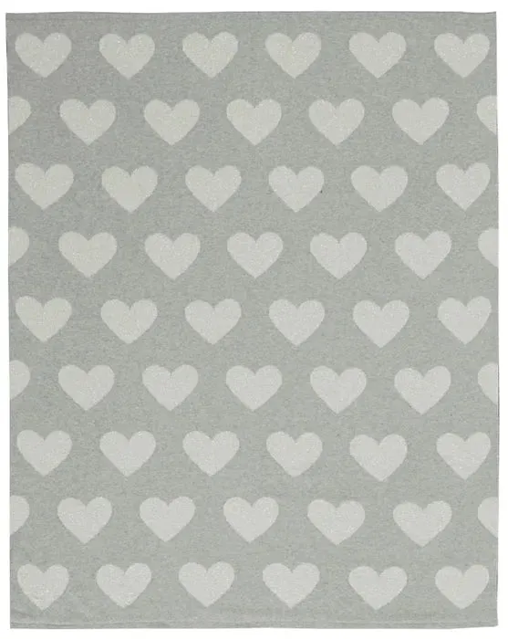 Plushlines UK961 Silver Grey Throw Blanket