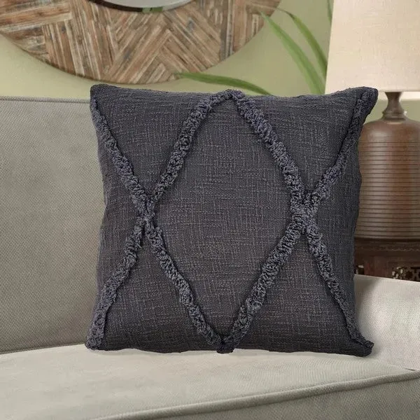 Reese 07323DGY Dark Grey Pillow