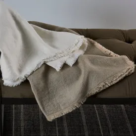 Rustic Linen Throws by TL at Home