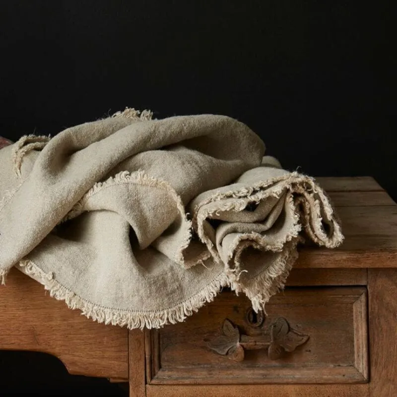 Rustic Linen Throws by TL at Home