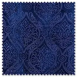 SB TEXTILES Velvet Embose Throw Sofa Throw Blanket Throws for Sofa Couch, Sofa Throws for 3 Seater (Size: 55X66 inch, Navy Blue)