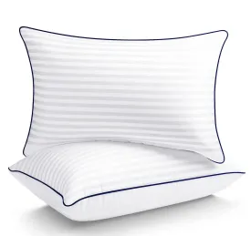 SEMZSOM Hotel Pillows for Sleeping Standard Size Set of 2, Soft Down Alternative Pillow for Side, Back or Stomach Sleeper